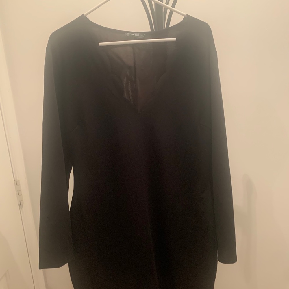 SHEIN black knee length cocktail dress
